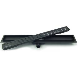 ODPŁYW LINIOWY DL01 CLASSIC G2 CZARNY 60 CM DL01-CLASSIC-G2-BL60