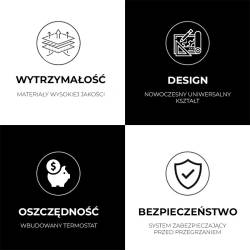 NAGRZEWNICA ELEKTRYCZNA DMUCHAWA FARELKA GEIZER 2000 WAT GEIZER