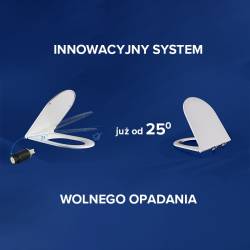MISKA WC WISZĄCA TORNADO PRIMA-WH-TR-02 BIAŁA DESKA WOLNOOPADAJĄCA PRIMA-WH-TR-02