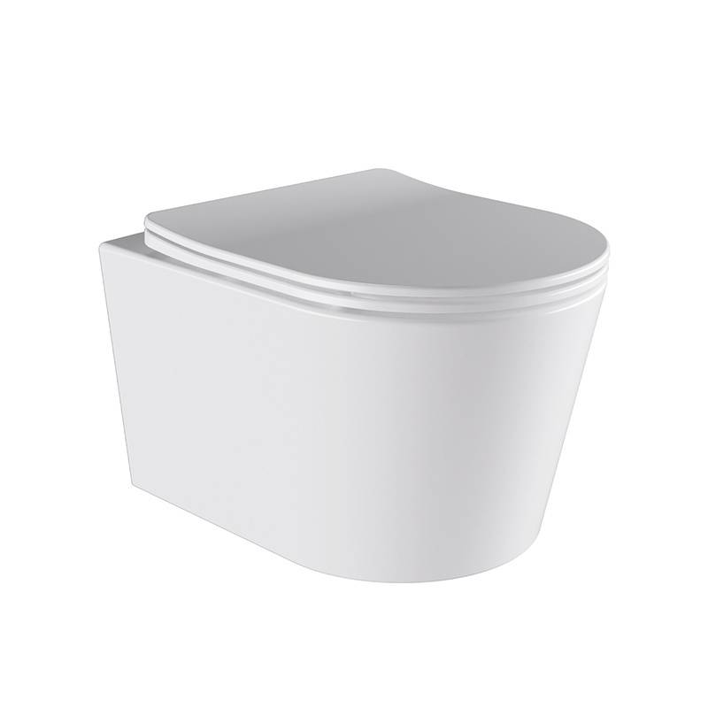 MISKA WC WISZĄCA TORNADO ELITE-WH-03 BIAŁA DESKA WOLNOOPADAJĄCA DUROPLAST ELITE-WH-03