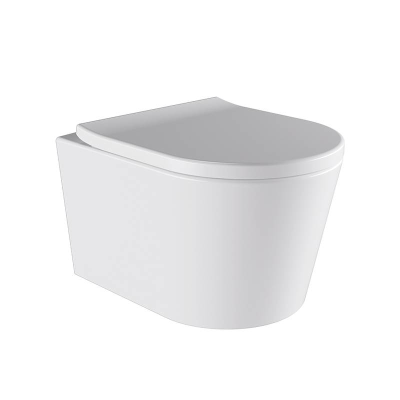 MISKA WC WISZĄCA TORNADO ELITE-WH-02 BIAŁA DESKA WOLNOOPADAJĄCA DUROPLAST ELITE-WH-02