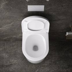 MISKA WC WISZĄCA TORNADO ELITE-WH-02 BIAŁA DESKA WOLNOOPADAJĄCA DUROPLAST ELITE-WH-02