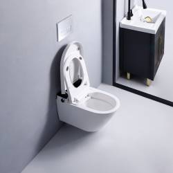 MISKA WC WISZĄCA SMART AUTOMATYCZNA DROP-WH BIAŁA DESKA DROP-WH-SMART