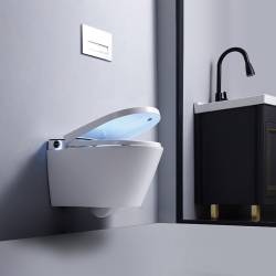 MISKA WC WISZĄCA SMART AUTOMATYCZNA DROP-WH BIAŁA DESKA DROP-WH-SMART