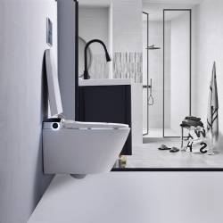 MISKA WC WISZĄCA SMART AUTOMATYCZNA DROP-WH BIAŁA DESKA DROP-WH-SMART