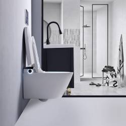 MISKA WC WISZĄCA SMART AUTOMATYCZNA DROP-WH BIAŁA DESKA DROP-WH-SMART