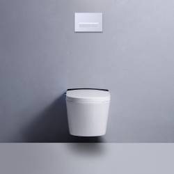 MISKA WC WISZĄCA SMART AUTOMATYCZNA DROP-WH BIAŁA DESKA DROP-WH-SMART