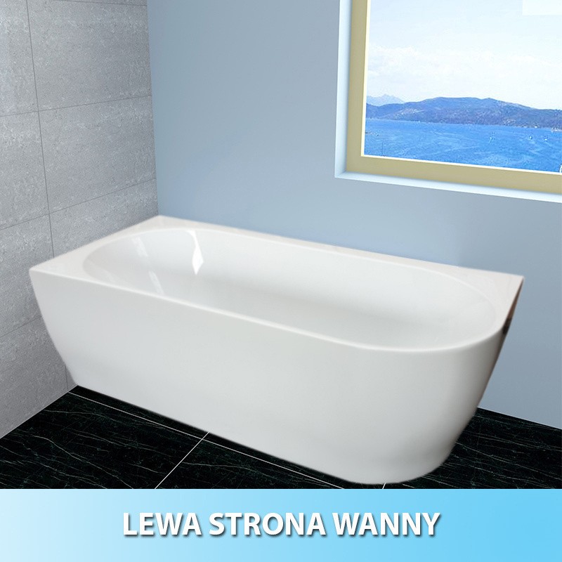 WANNA WOLNOSTOJĄCA MERA 2 509D LEWA 170x80 WANNA WOLNOSTOJĄCA MERA 2 509D LEWA 170x80