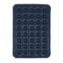 MATERAC DMUCHANY POMPOWANY WELUROWY DWUOSOBOWY REST GRANATOWY 191x137 CM REST-DUBLE