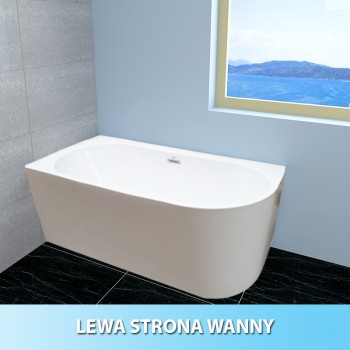 WANNA WOLNOSTOJĄCA MERA 509C LEWA 160x75