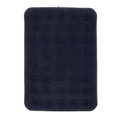 MATERAC DMUCHANY POMPOWANY WELUROWY DWUOSOBOWY REST GRANATOWY 191x137 CM REST-DUBLE