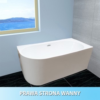 WANNA WOLNOSTOJĄCA MERA 509C PRAWA 160x75
