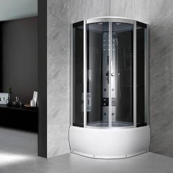 KABINA Z HYDROMASAŻEM WSH7102S 100X100 CM STERYLIZACJA OZONOWA SAUNA WSH7102S-100