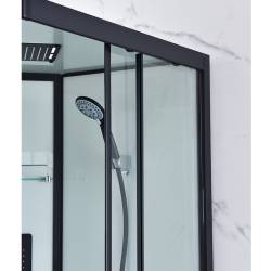 KABINA Z HYDROMASAŻEM WSH312A MLECZNA 80x80 CM WSH312A-80