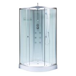KABINA PRYSZNICOWA Z HYDROMASAŻEM WSH7703A CHROM 80x80 CM WSH7703A-80