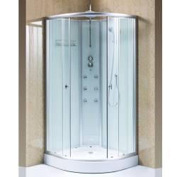 KABINA PRYSZNICOWA Z HYDROMASAŻEM WSH7703A CHROM 80x80 CM WSH7703A-80