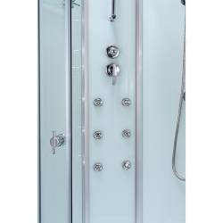 KABINA PRYSZNICOWA Z HYDROMASAŻEM WSH7703A CHROM 80x80 CM WSH7703A-80