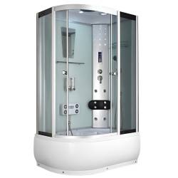 KABINA PRYSZNICOWA Z HYDROMASAŻEM WSH7106RW PRAWA BIAŁA 120x80 CM WSH7106RW-WH-120X80