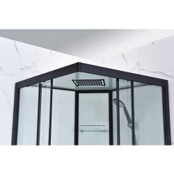 KABINA PRYSZNICOWA Z HYDROMASAŻEM WSH312B 90x90 CM WSH312B-90