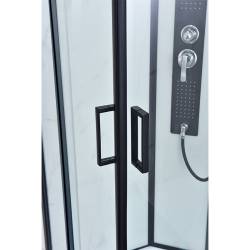 KABINA PRYSZNICOWA Z HYDROMASAŻEM WSH312B 90x90 CM WSH312B-90