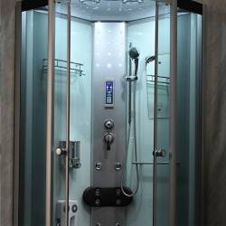 KABINA PRYSZNICOWA Z HYDROMASAŻEM I SAUNĄ WSH7120WS BIAŁA 90x90 CM WSH7120WS-90
