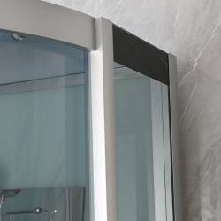 KABINA PRYSZNICOWA Z HYDROMASAŻEM I SAUNĄ WSH7120WS BIAŁA 90x90 CM WSH7120WS-90