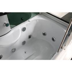 KABINA PRYSZNICOWA Z HYDROMASAŻEM I SAUNĄ SANDRA 9944BS 165x85 CM SANDRA-9944BS-165X85