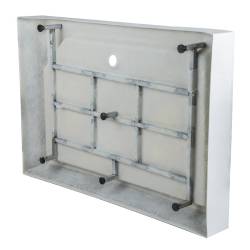 KABINA PRYSZNICOWA Z HYDROMASAŻEM ALMA PRAWA 100x80 CM ALMA-P-100X80