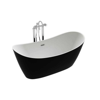 WANNA WOLNOSTOJĄCA RICA 513B 160x77 CZARNA
