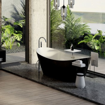 WANNA WOLNOSTOJĄCA RICA 513B 160x77 CZARNA