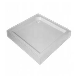 KABINA PRYSZNICOWA Z BRODZIKIEM KWADRATOWA WSH309A SZARA 80x80 CM WSH309A-GREY-80