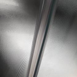 KABINA PRYSZNICOWA PÓŁOKRĄGŁA Z BRODZIKIEM WSH305A MAT CHROM 80x80 CM WSH305A-MAT-80