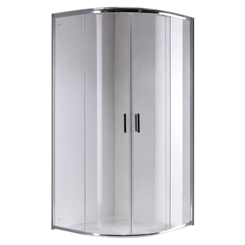 KABINA PRYSZNICOWA PÓŁOKRĄGŁA KZ94C CHROM 100x100 CM KZ94C-100