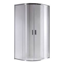 KABINA PRYSZNICOWA PÓŁOKRĄGŁA KZ94A CHROM 80x80 CM KZ94A-80