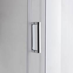 KABINA PRYSZNICOWA PÓŁOKRĄGŁA KZ94A CHROM 80x80 CM KZ94A-80