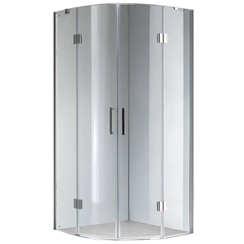 KABINA PRYSZNICOWA PÓŁOKRĄGŁA KZ92B CHROM 90x90 CM KZ92B-90