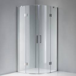 KABINA PRYSZNICOWA PÓŁOKRĄGŁA KZ92B CHROM 90x90 CM KZ92B-90