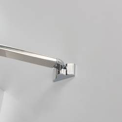 KABINA PRYSZNICOWA PÓŁOKRĄGŁA KZ92B CHROM 90x90 CM KZ92B-90