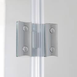 KABINA PRYSZNICOWA PÓŁOKRĄGŁA KZ92B CHROM 90x90 CM KZ92B-90