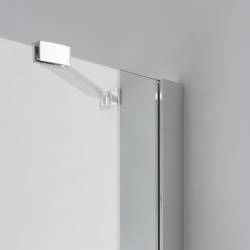 KABINA PRYSZNICOWA PÓŁOKRĄGŁA KZ92A CHROM 80x80 CM KZ92A-80