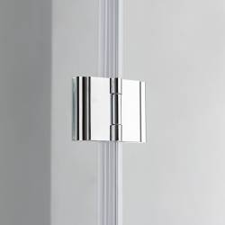 KABINA PRYSZNICOWA PÓŁOKRĄGŁA KZ92A CHROM 80x80 CM KZ92A-80