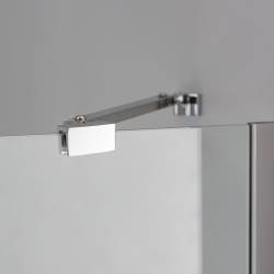 KABINA PRYSZNICOWA PÓŁOKRĄGŁA KZ92A CHROM 80x80 CM KZ92A-80