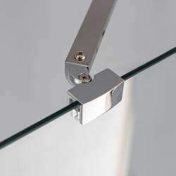 KABINA PRYSZNICOWA PÓŁOKRĄGŁA KZ92A CHROM 80x80 CM KZ92A-80