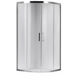 KABINA PRYSZNICOWA PÓŁOKRĄGŁA KZ101A CHROM 80x80 CM KZ101A-80
