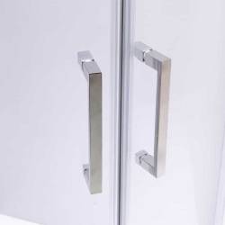 KABINA PRYSZNICOWA PÓŁOKRĄGŁA KZ101A CHROM 80x80 CM KZ101A-80