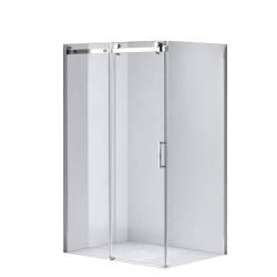 KABINA PRYSZNICOWA PROSTOKĄTNA KZ203C CHROM 120x80 CM KZ203C-120X80