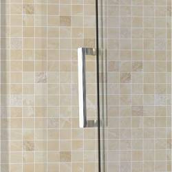 KABINA PRYSZNICOWA PROSTOKĄTNA KZ203B CHROM 110x80 CM KZ203B-110X80
