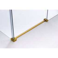 KABINA PRYSZNICOWA PROSTOKĄTNA KZ203A ZŁOTA 100x80 CM KZ203A-GL-100X80
