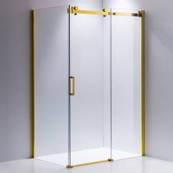 KABINA PRYSZNICOWA PROSTOKĄTNA KZ202C ZŁOTA 120x90 CM KZ202C-GL-120X90