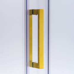 KABINA PRYSZNICOWA PROSTOKĄTNA KZ202C ZŁOTA 120x90 CM KZ202C-GL-120X90
